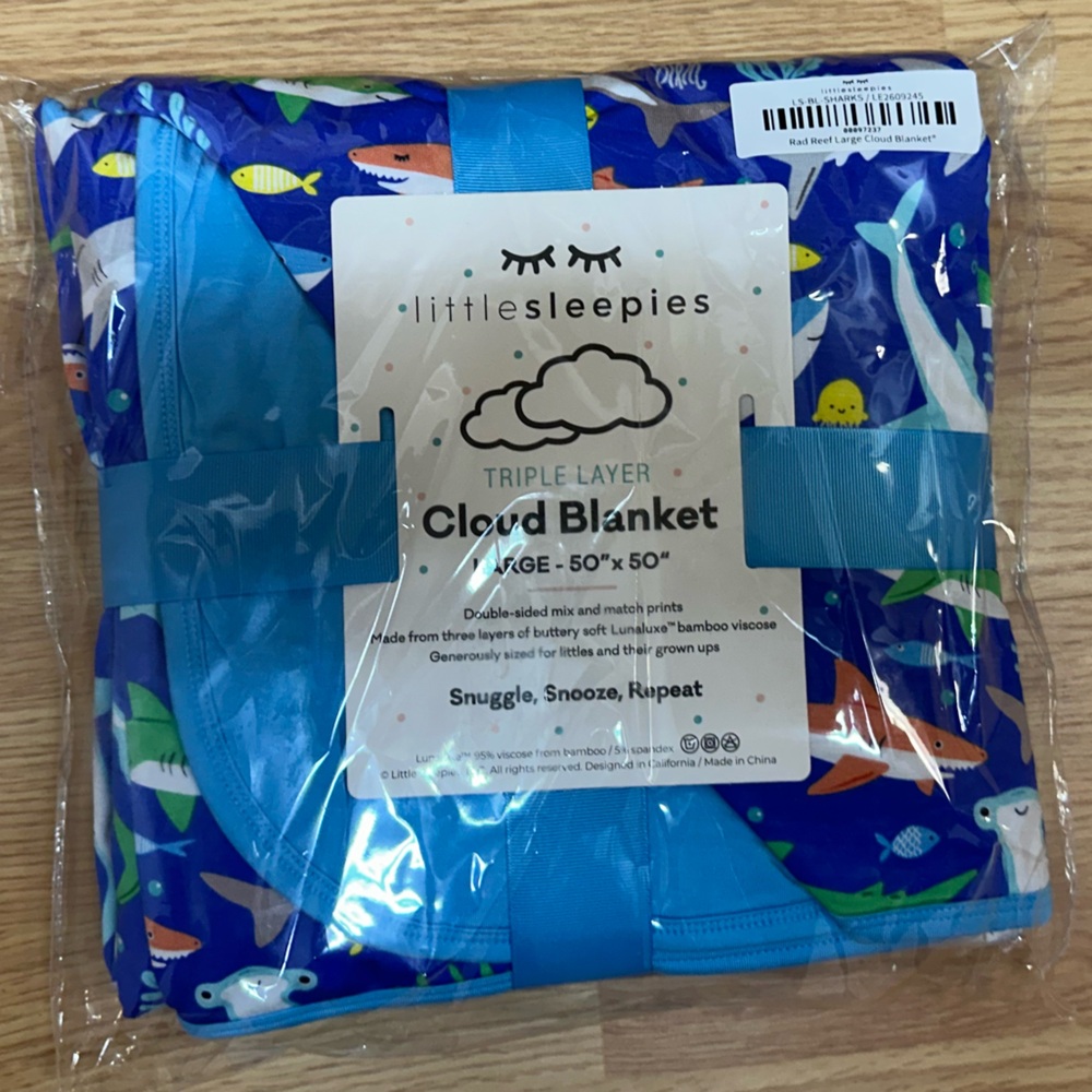 Little Sleepies Ocean Adventure Blanket